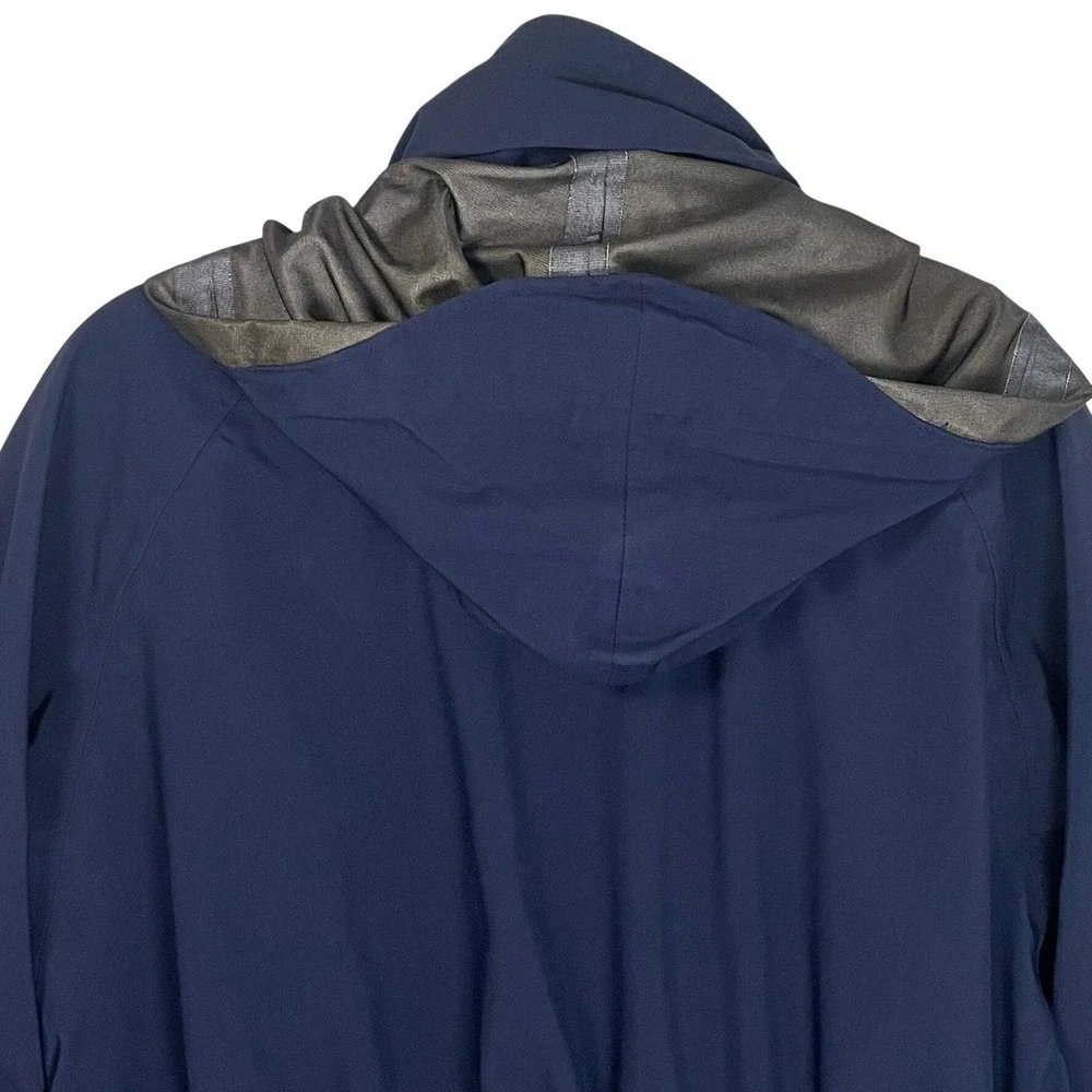 Propper L Made in‎ USA Navy Blue Gore-Tex Hooded Tactical Jacket Removable Liner